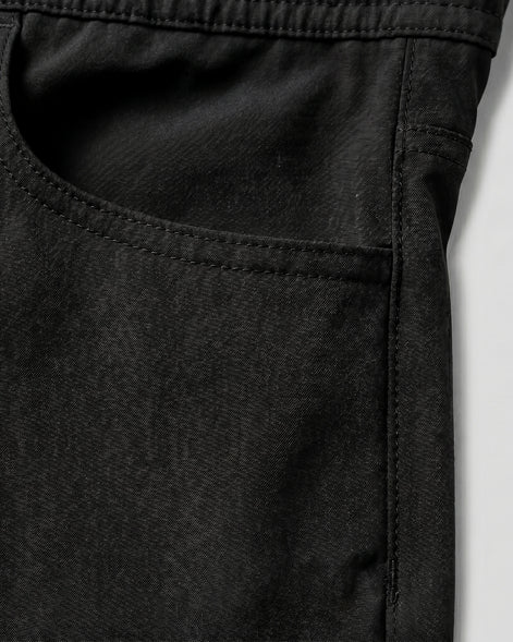 Men's Lightweight Nylon Drawstring Trousers Black & Gray Sizes M–4XL – Valedrian — view 4