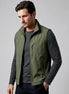 Men's Lightweight Utility Gilet – Polyester Shell, Army Green | Valedrian