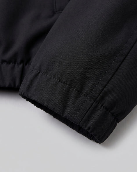 Men's Lightweight Zip-Up Bomber Jacket Blended Fabric Black Brown Navy - Valedrian — view 3