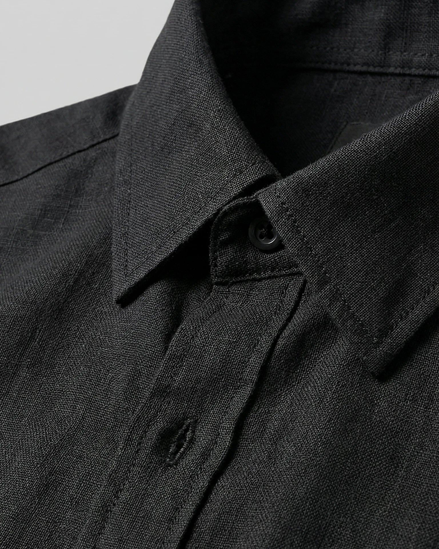 Men's Linen Co-Ord Set Shirt & Trousers Beige Black S–3XL | Valedrian — view 16