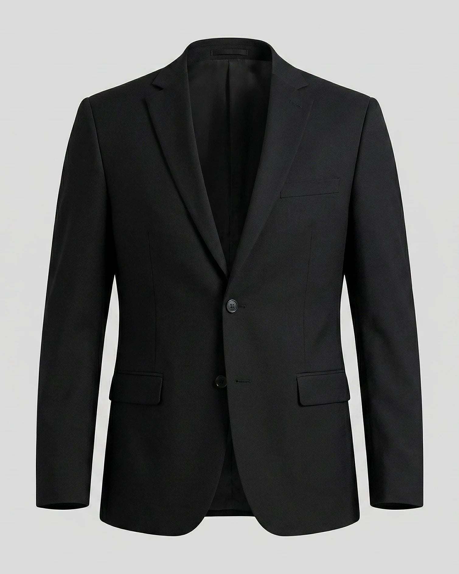 Men's Linen Cotton Blazer - Wedding & Summer Formal Jacket, Grey, Navy | Valedrian — view 15