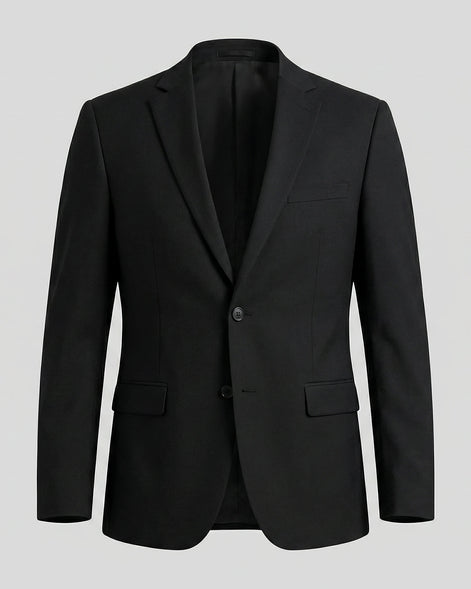 Men's Linen Cotton Blazer - Wedding & Summer Formal Jacket, Grey, Navy | Valedrian — view 15