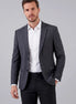 Men's Linen Cotton Blazer - Wedding & Summer Formal Jacket, Grey, Navy | Valedrian