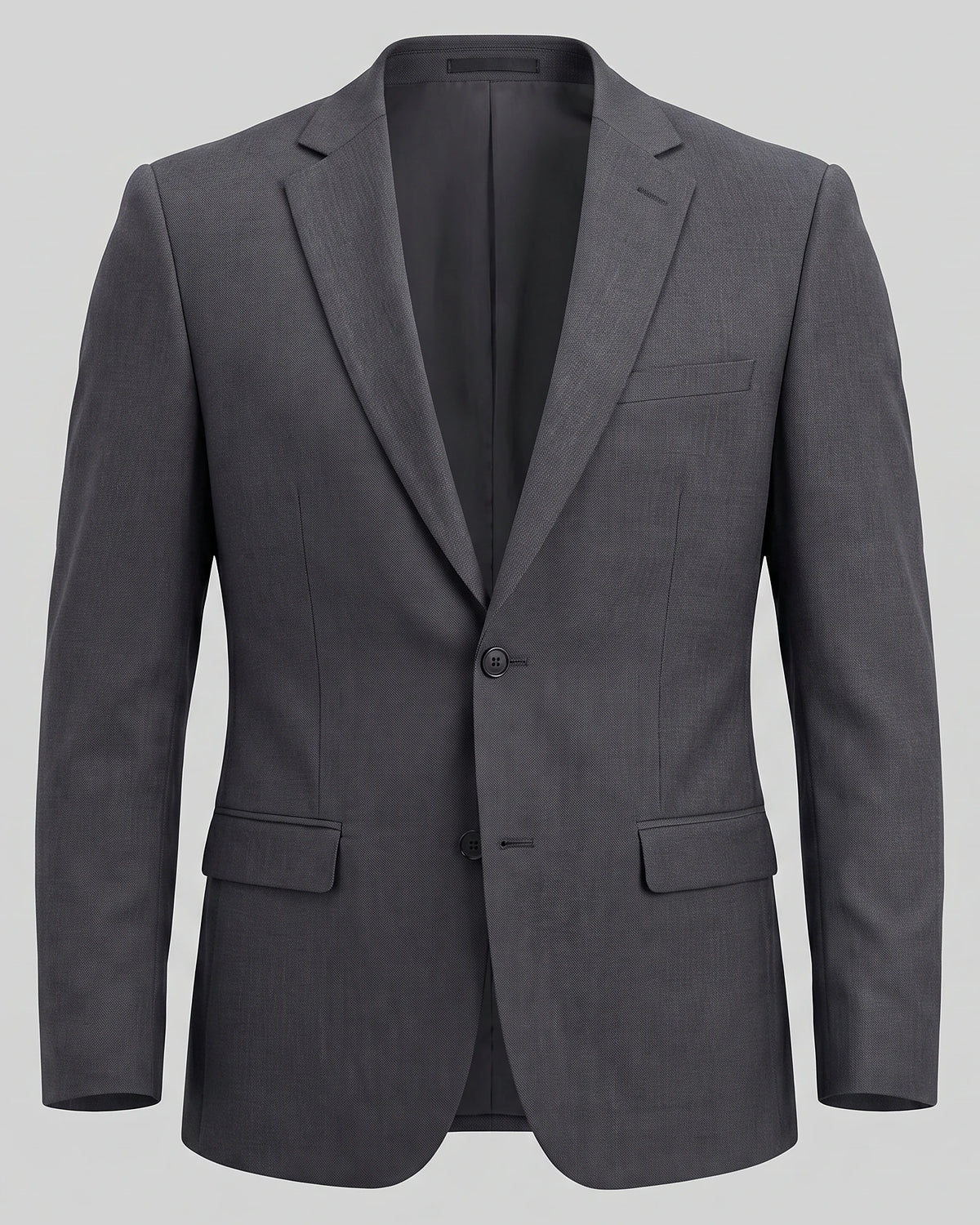 Men's Linen Cotton Blazer - Wedding & Summer Formal Jacket, Grey, Navy | Valedrian — view 5