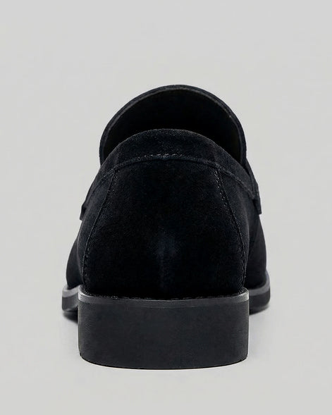 Men's Loafers Navy Suede PU Business Slip-On Shoes Sizes 7–10.5 - Valedrian — view 9