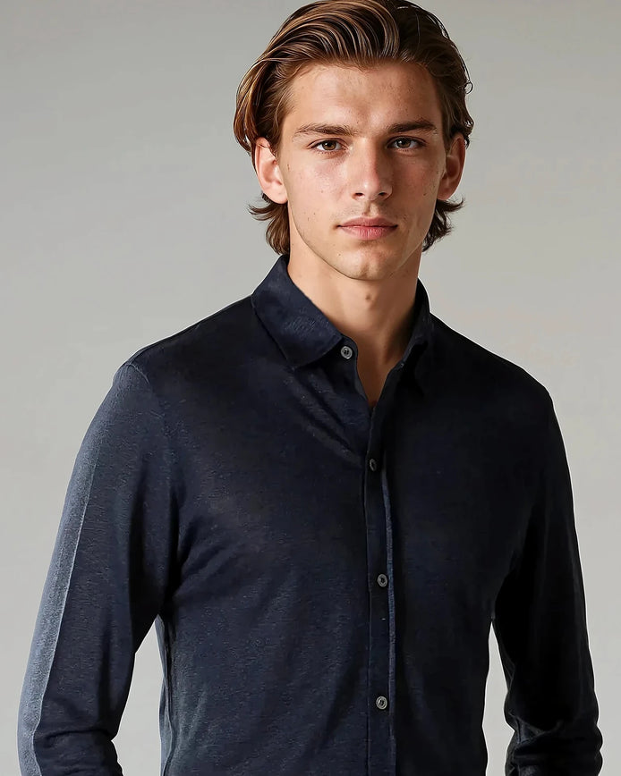 Oxford Dress Shirt | Dark Blue | Regular Fit