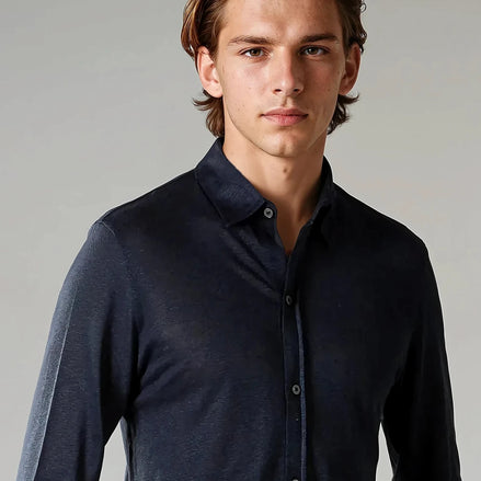 Oxford Dress Shirt | Dark Blue | Regular Fit