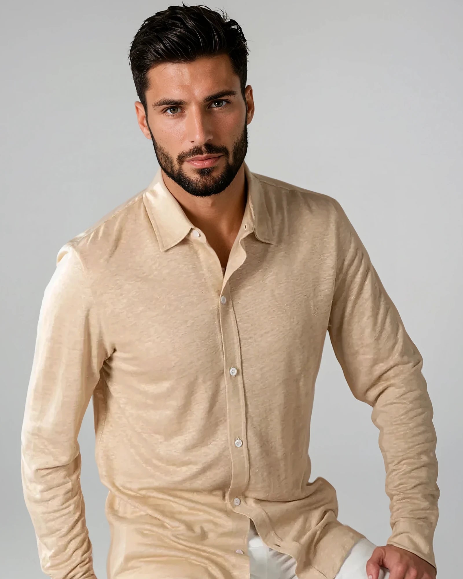 Oxford Dress Shirt | Dark Blue | Regular Fit — view 2