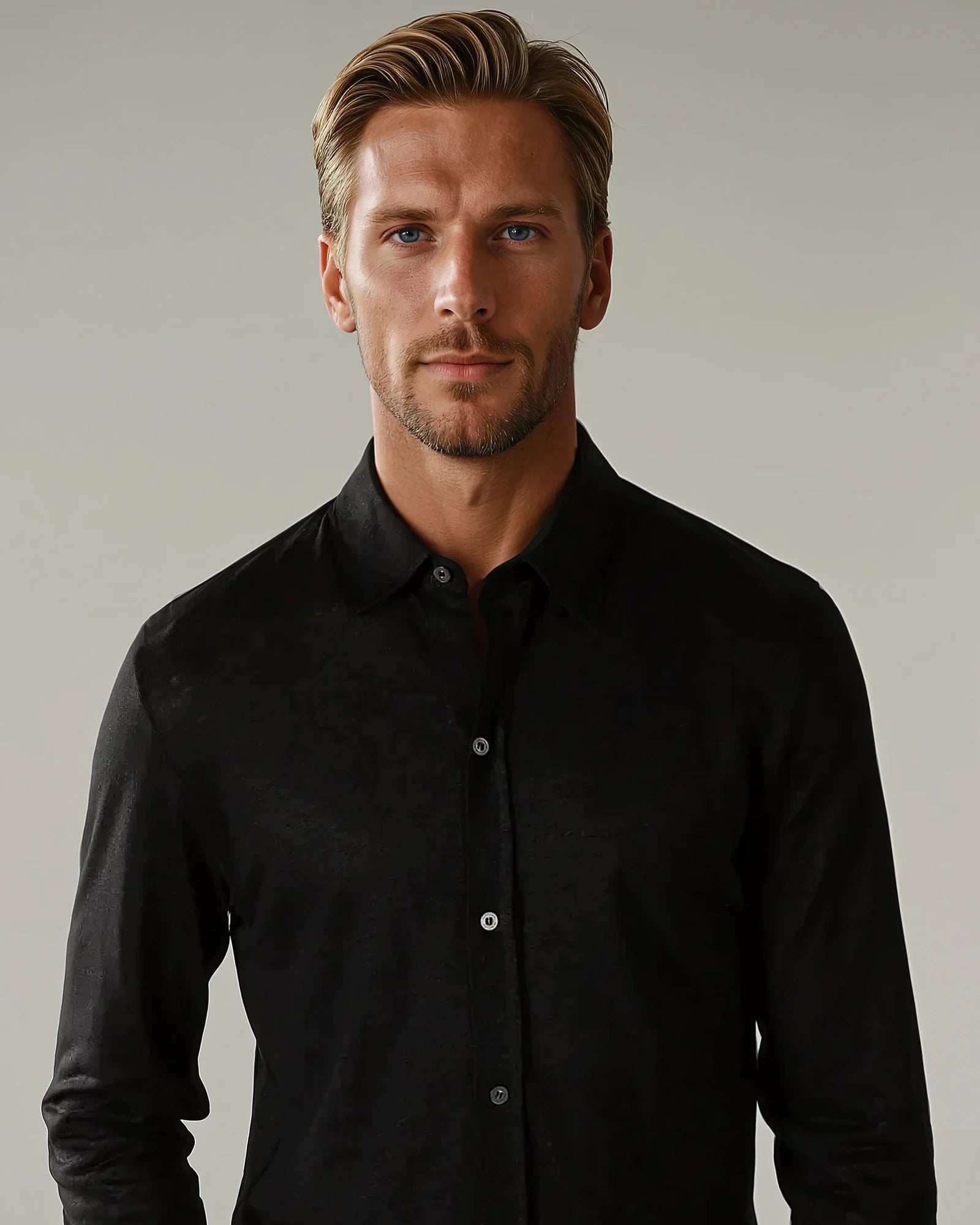 Oxford Dress Shirt | Dark Blue | Regular Fit — view 4