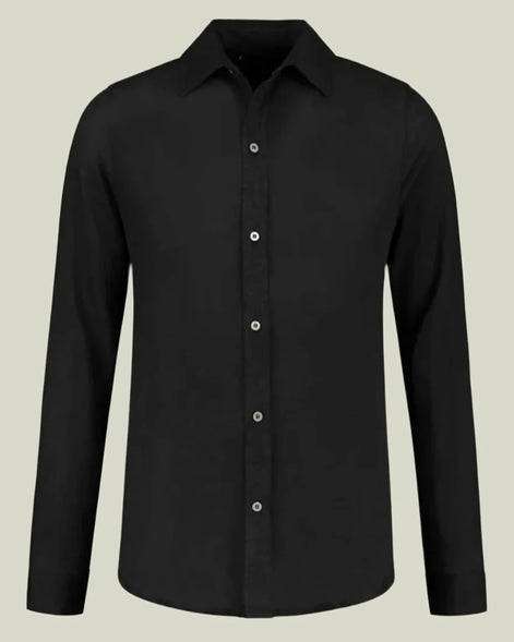 Oxford Dress Shirt | Dark Blue | Regular Fit — view 5