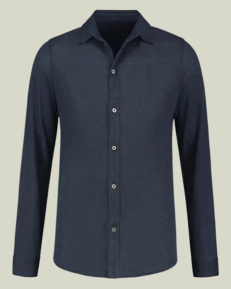 Oxford Dress Shirt | Dark Blue | Regular Fit — view 8