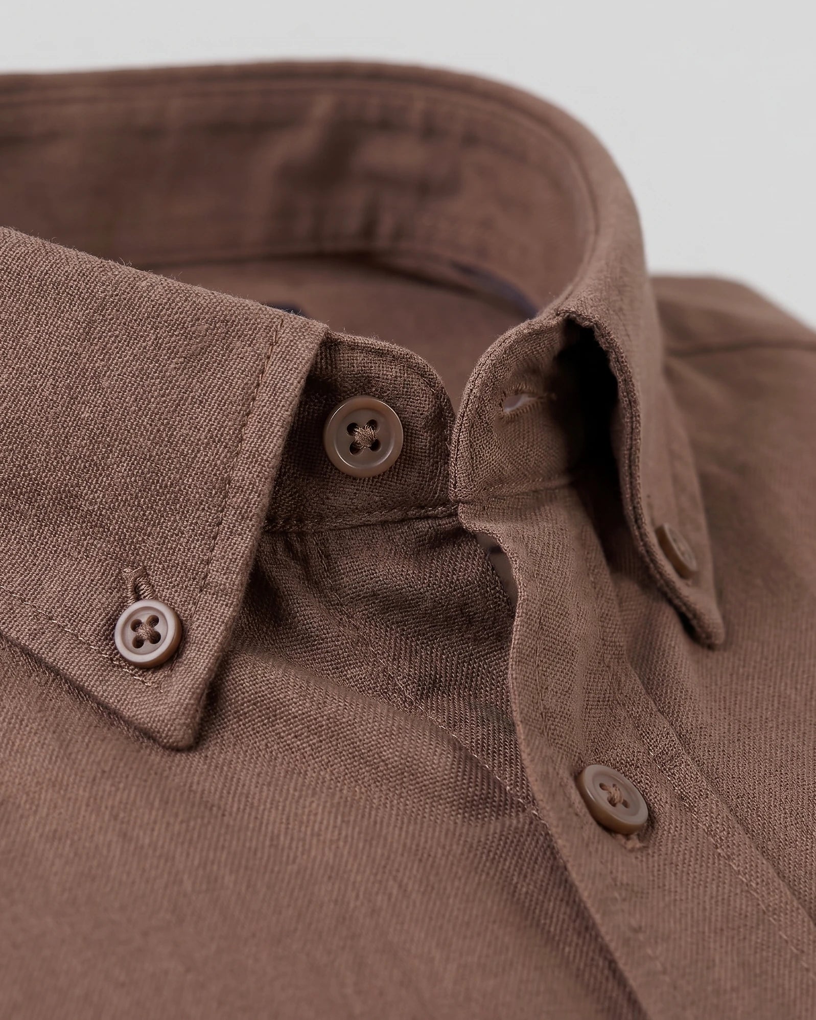 Men's Oxford Button-Down Shirt Cotton Weave Regular Fit Beige & Pink - Valedrian — view 18