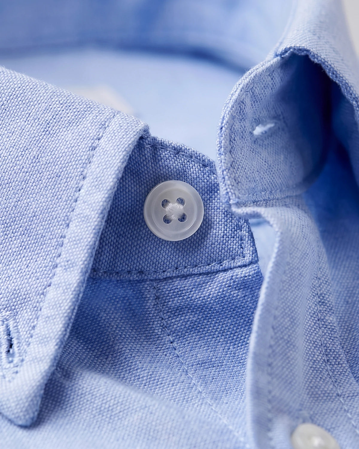 Men's Oxford Button-Down Shirt Cotton Weave Regular Fit Beige & Pink - Valedrian — view 6