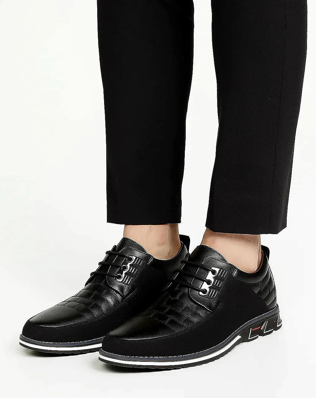 Men's Lace-Up Oxford Shoes | Artificial Leather | The Core Collection