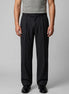 Men's Pinstripe Wide Leg Trousers Woven Blend Black S–2XL - Valedrian