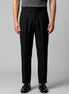 Men's Pleated Tailored Trousers Turn-Up Cuffs High Rise Tapered Leg - Valedrian
