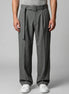 Men's Pleated Trousers Wide-Leg High-Waist Belted Tailored Fit – Valedrian