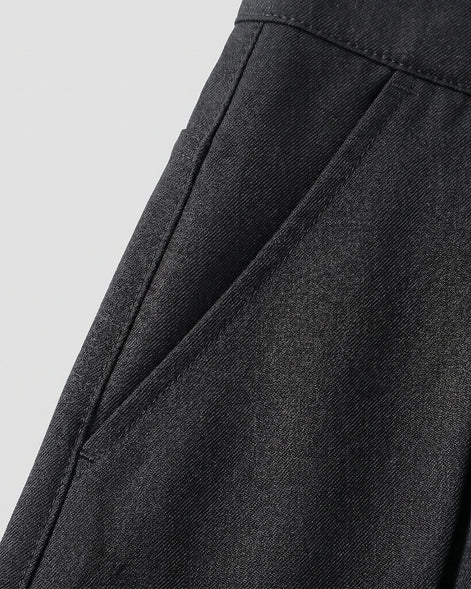 Men's Pleated Trousers Wide-Leg High-Waist Tailored Fit – Valedrian — view 12