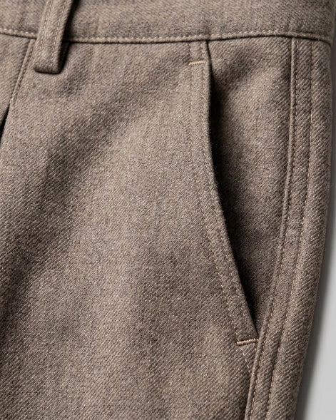Men's Pleated Trousers Wide-Leg High-Waist Tailored Fit – Valedrian — view 8
