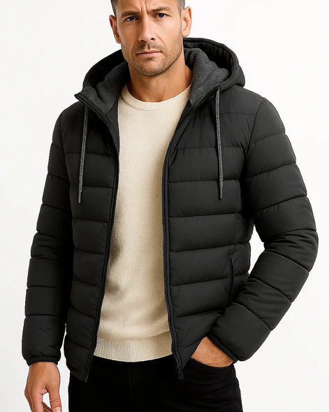 Puffer Jacket | Lightweight Hooded Insulated Outerwear — view 4