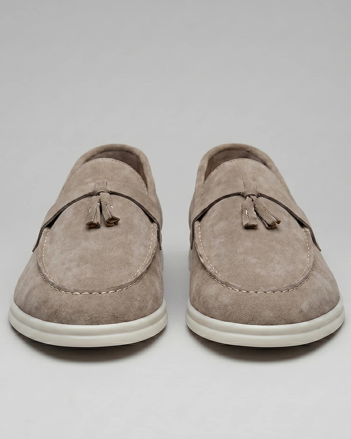 Men's Round Toe Loafers Synthetic Brown & Coffee, Sizes 5–13 - Valedrian — view 31
