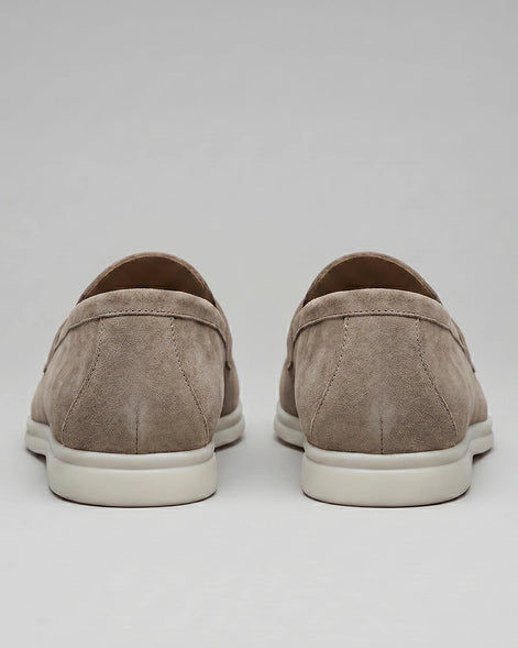 Men's Round Toe Loafers Synthetic Brown & Coffee, Sizes 5–13 - Valedrian — view 34