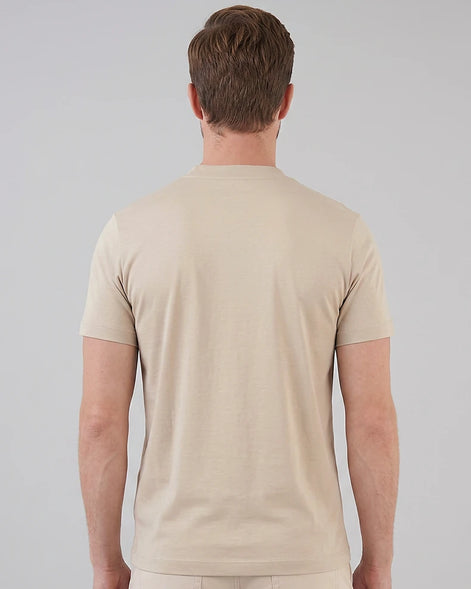 Men's Slim Fit Crewneck T-Shirt Cotton Blend Subtle Sheen – Valedrian — view 18