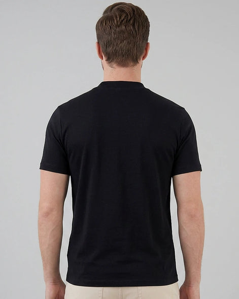 Men's Slim Fit Crewneck T-Shirt Cotton Blend Subtle Sheen – Valedrian — view 23