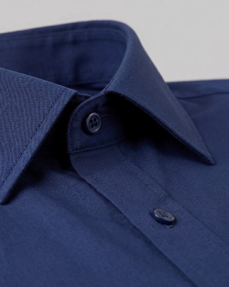 Men's Slim Fit Dress Shirt Long Sleeve Point Collar Polyester - Valedrian — view 15