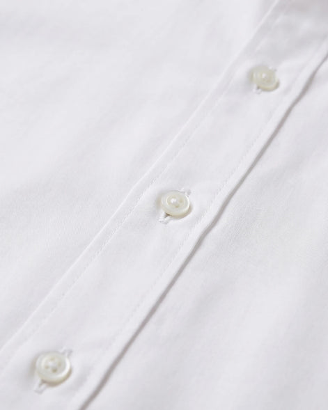 Men's Slim Fit Dress Shirt Long Sleeve Point Collar Polyester - Valedrian — view 5