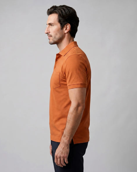 Men's Slim Fit Polo Shirt - Black or Green, XS to 3XL - Valedrian — view 12