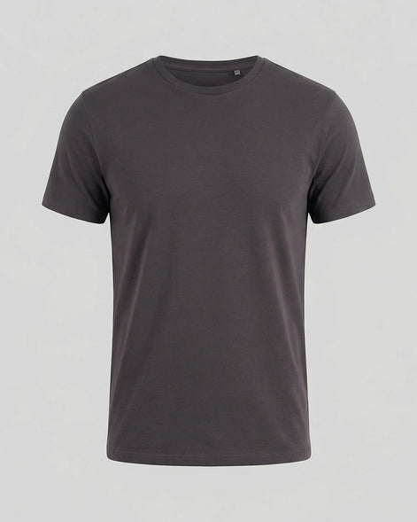 Men's Slim Fit T-Shirt in White and Black Soft Breathable Fabric - Valedrian — view 10
