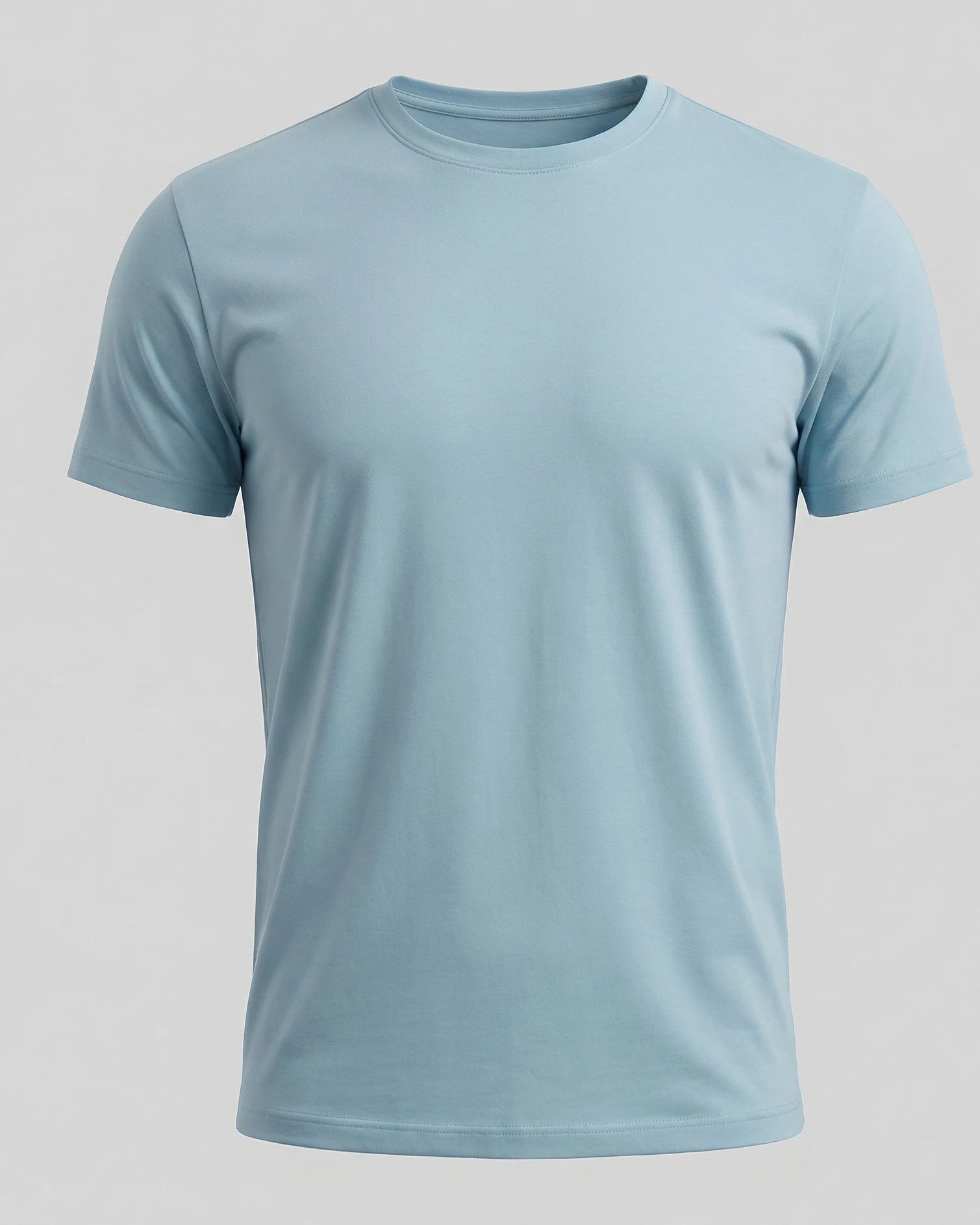 Men's Slim Fit T-Shirt in White and Black Soft Breathable Fabric - Valedrian — view 25
