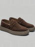 Men's Slip-On Loafers - Synthetic Upper, Rubber Outsole, Brown & Black | Valedrian