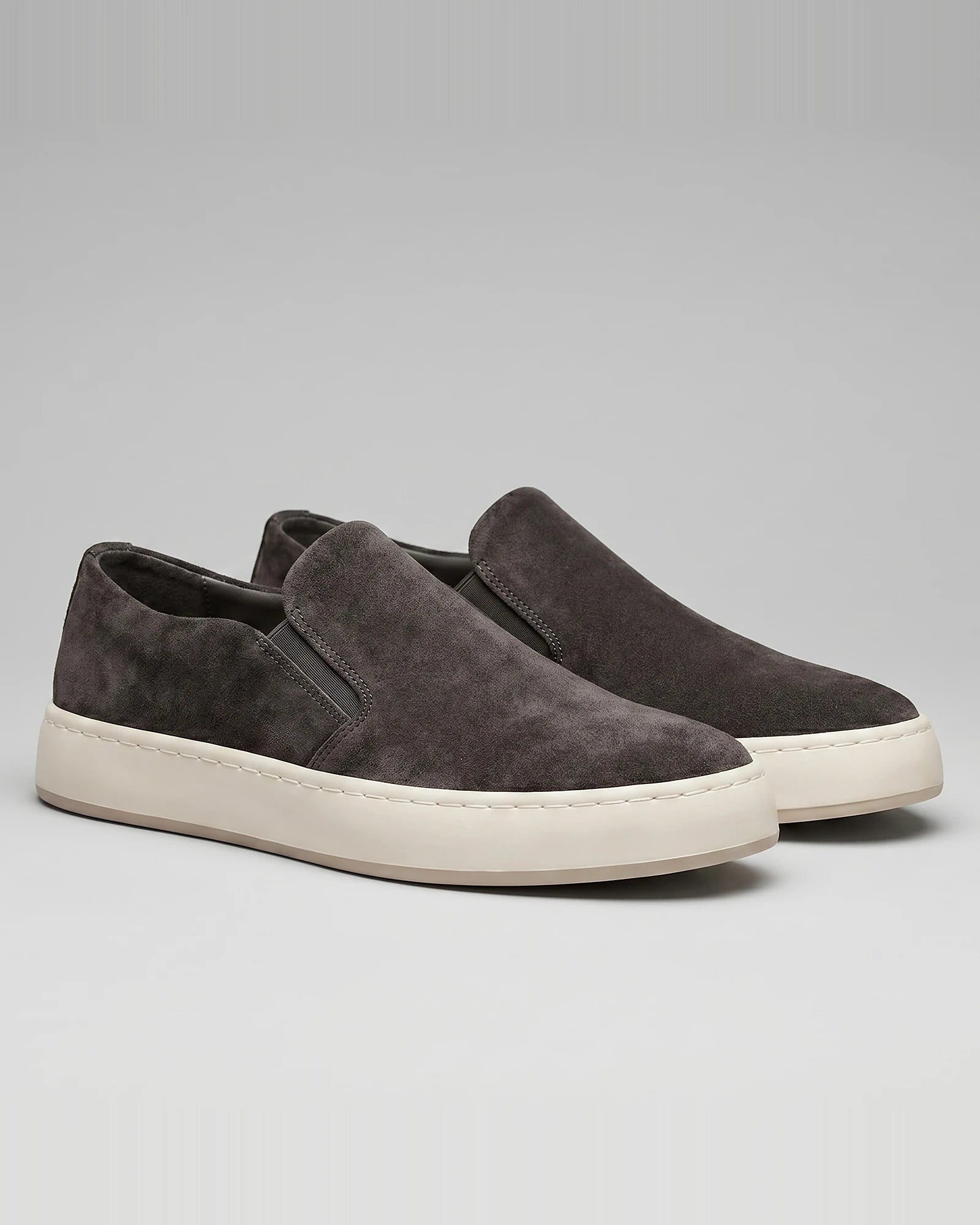Men's Slip-On Shoes Beige Thick White Sole, Sizes 5–10.5 - Valedrian — view 7