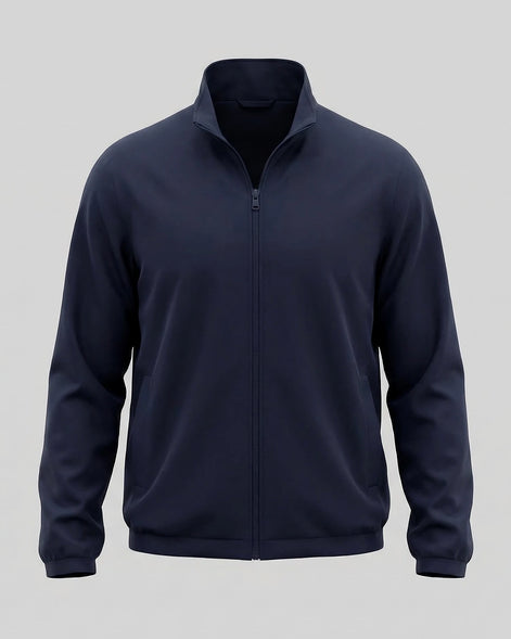 Men's Smart Casual Jacket Brown Navy Lightweight Spring Mid-Layer – Valedrian — view 10