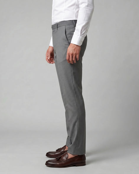 Men's Straight Leg Chino Trousers Cotton Blend, Blue or Black – Valedrian — view 7