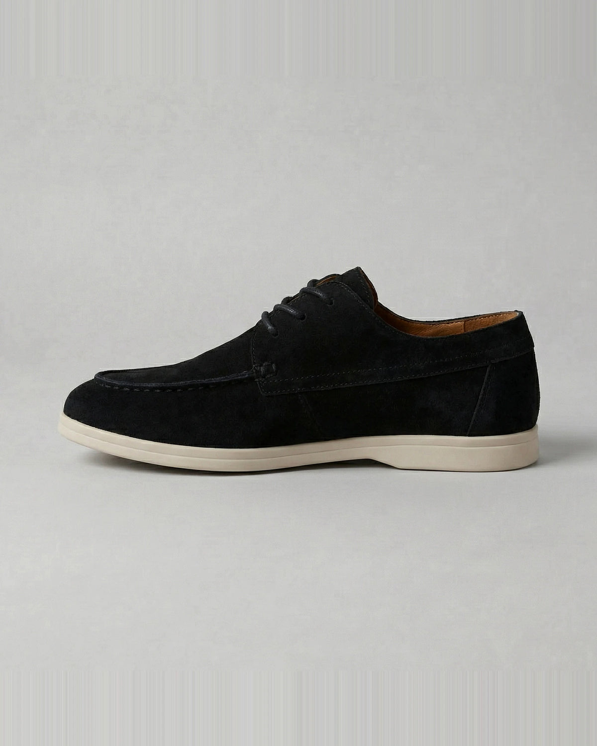Men's Suede Lace-Up Shoes in Mocha with Lightweight Sole - Valedrian — view 12
