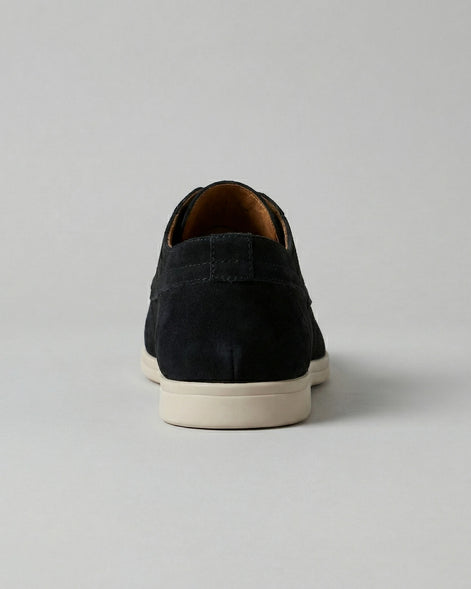 Men's Suede Lace-Up Shoes in Mocha with Lightweight Sole - Valedrian — view 13