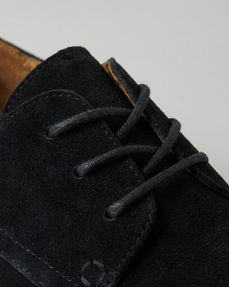 Men's Suede Lace-Up Shoes in Mocha with Lightweight Sole - Valedrian — view 14