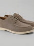 Men's Suede Lace-Up Shoes in Mocha with Lightweight Sole - Valedrian