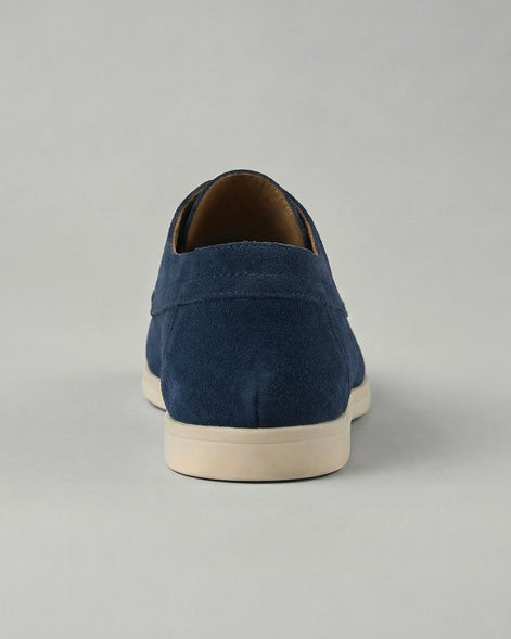 Men's Suede Lace-Up Shoes in Mocha with Lightweight Sole - Valedrian — view 8