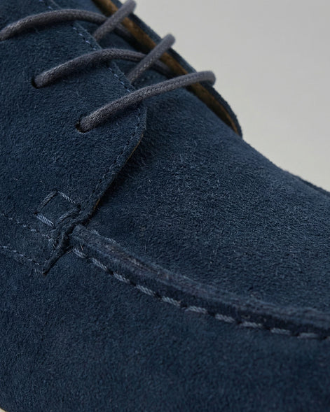 Men's Suede Lace-Up Shoes in Mocha with Lightweight Sole - Valedrian — view 9