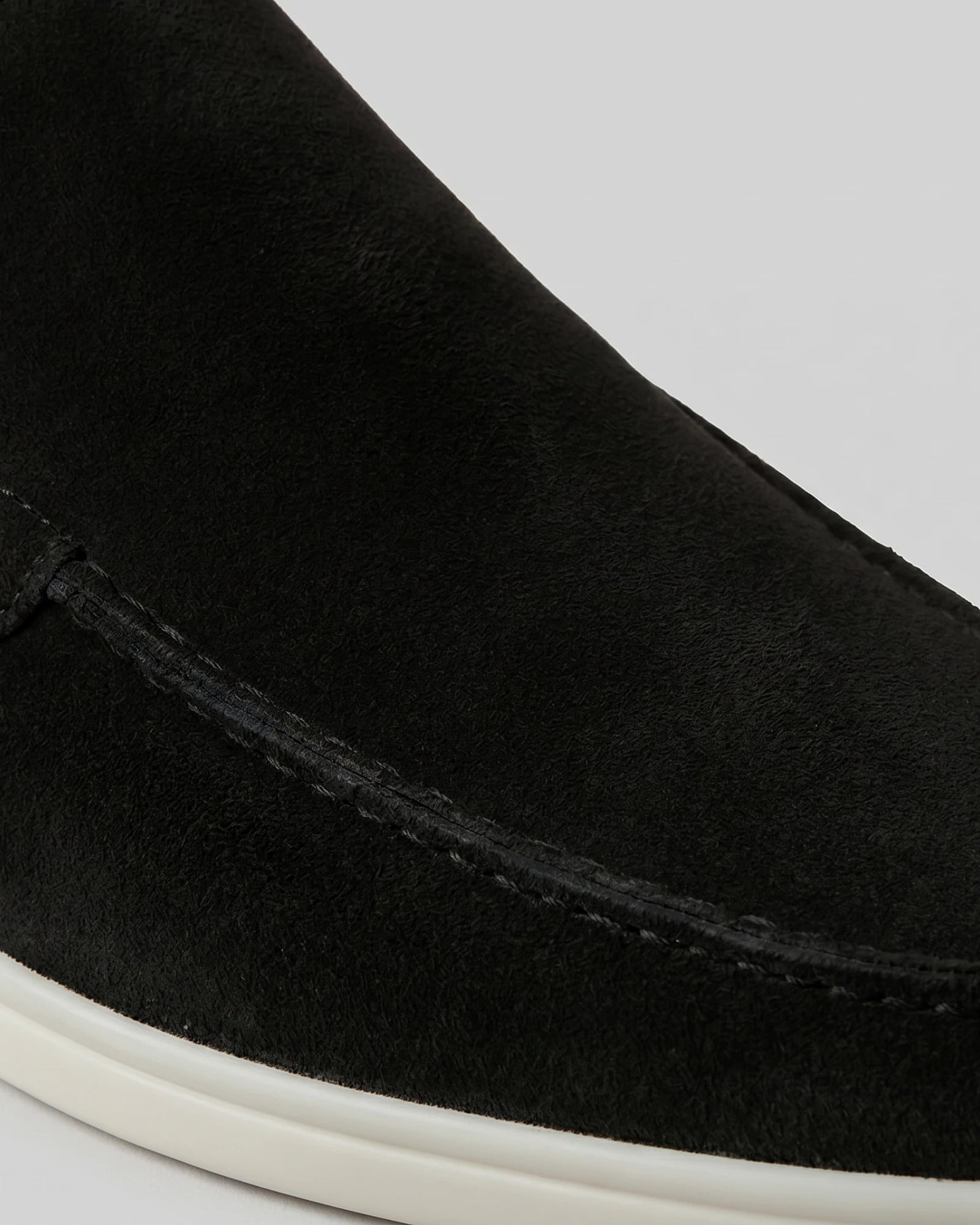 Men's Suede Loafers Slip-On Low Profile Light Beige – Valedrian — view 36