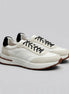 Men's Suede & Nylon Panel Trainers – White & Black, UK 5–10 | Valedrian