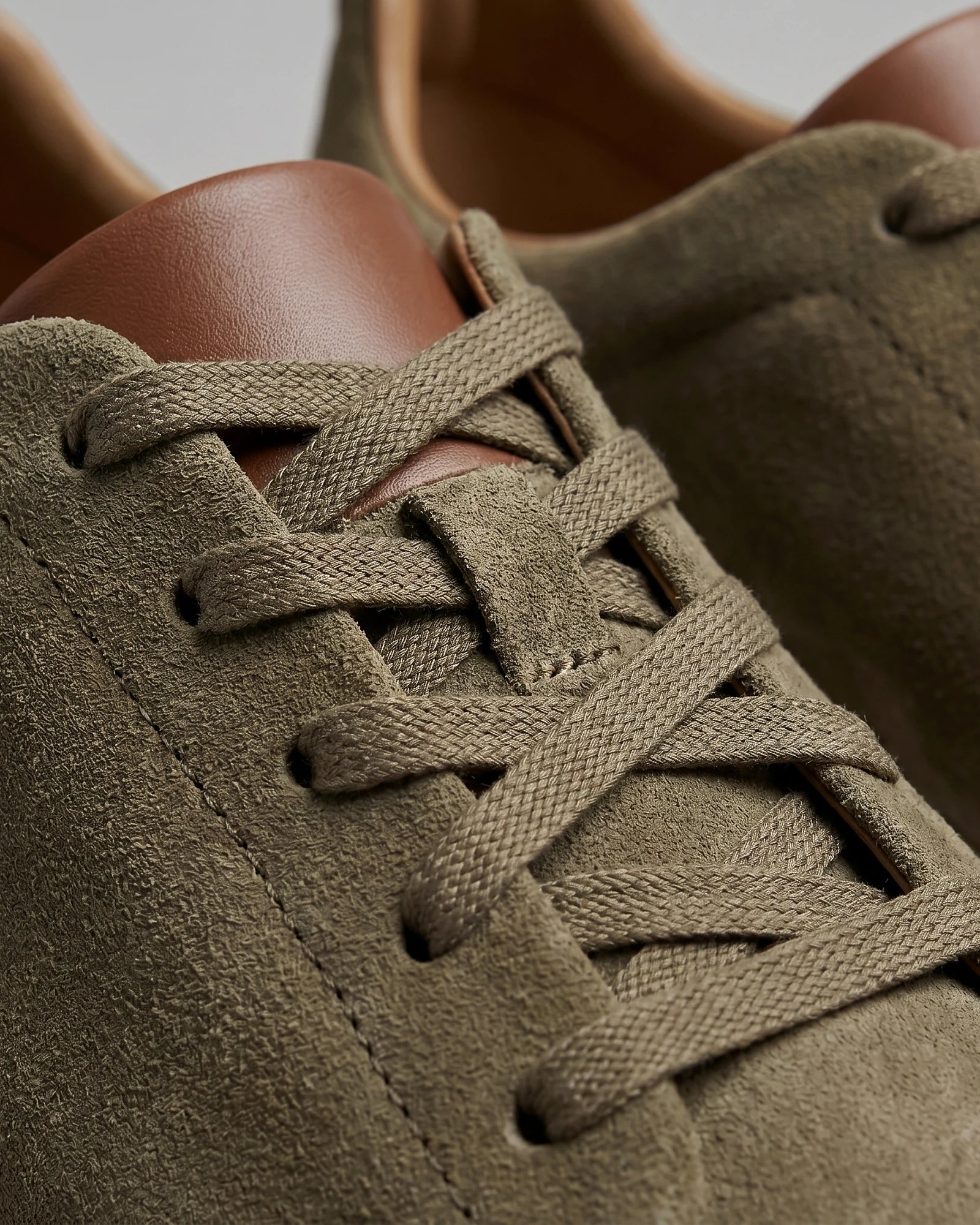 Men's Suede Slip-On Shoes Black & Khaki Cushioned Insole Rubber Sole - Valedrian — view 9
