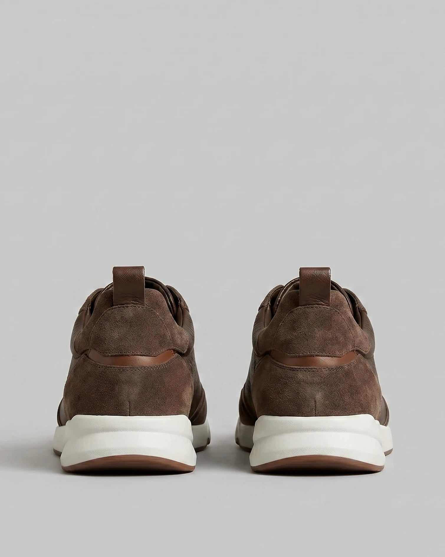 Men's Suede Slip-On Sneakers Leather and Suede Brown Sizes 6–11 – Valedrian — view 4