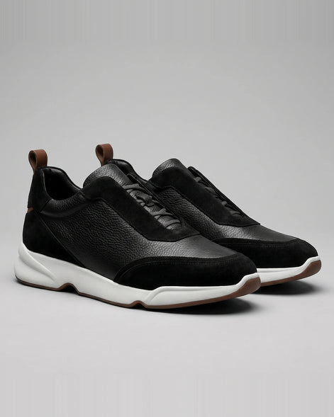 Men's Suede Slip-On Sneakers Leather and Suede Brown Sizes 6–11 – Valedrian — view 6