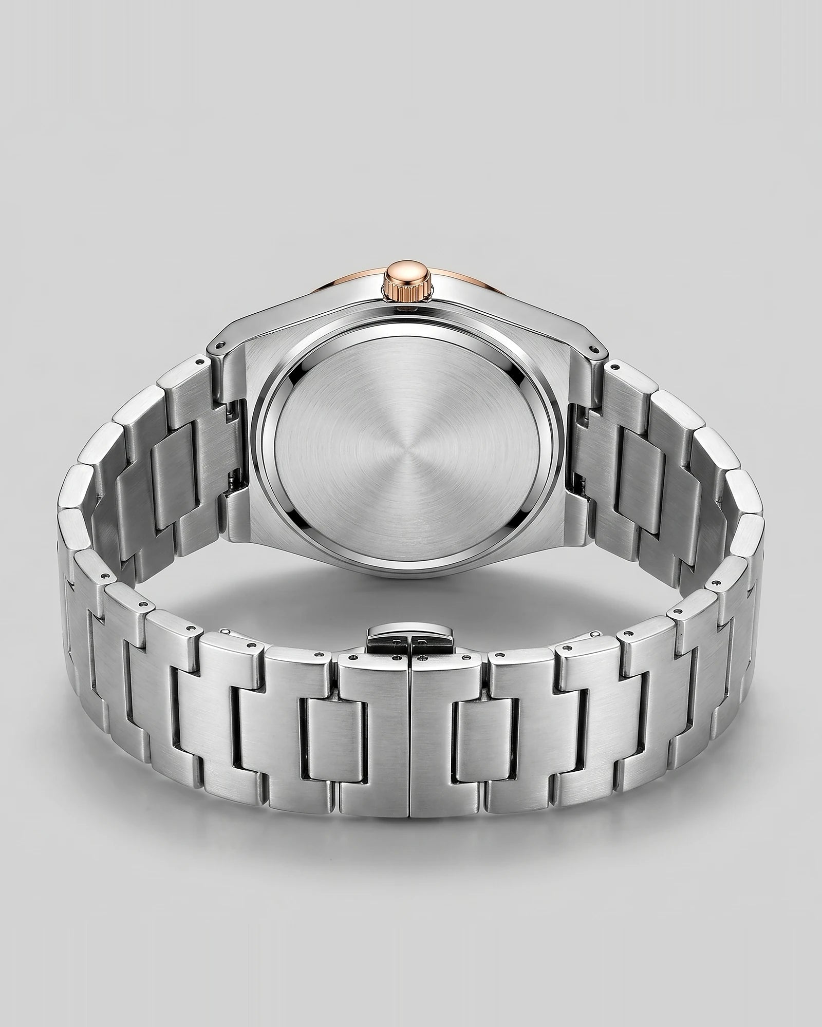 Men's Sunburst Emerald Dial Steel Bracelet Watch Day-Date – Valedrian — view 18