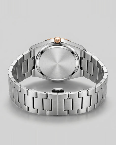 Men's Sunburst Emerald Dial Steel Bracelet Watch Day-Date – Valedrian — view 18